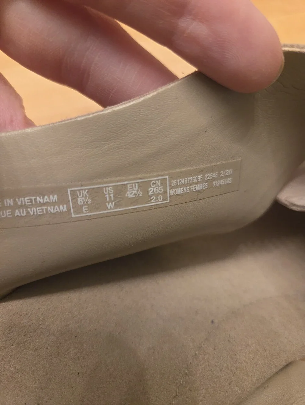 Clarks Annadel Eirwyn Wedge Sandals Taupe Nubuck Women's Size 11W